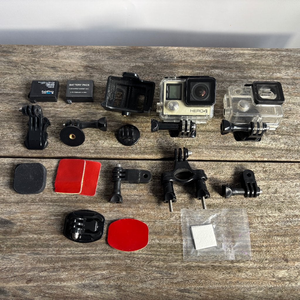 GoPro HERO4 Silver – Complete Set inclusief Accessoires, Ophalen of Verzenden, Gebruikt, GoPro
