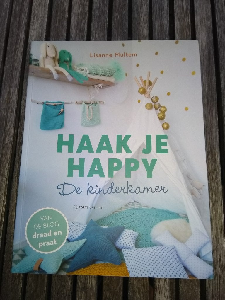 Haak je Happy : De Kinderkamer, Livres, Loisirs & Temps libre, Enlèvement ou Envoi, Comme neuf, Tricot et Crochet, Lisanne Multem