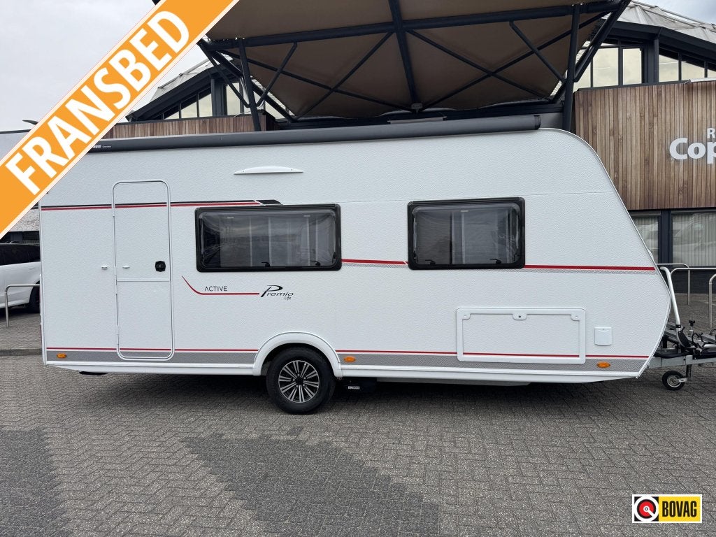 Bürstner Premio Life 480 TS 2024 MOVER + LUIFEL!, Caravans en Kamperen, Schokbreker, Tot en met 3, Bürstner, 5 tot 6 meter