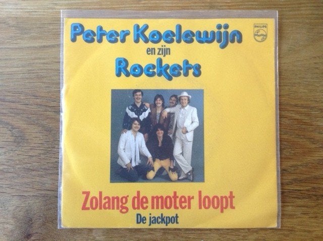 single peter koelewijn en zijn rockets, Cd's en Dvd's, 7 inch, Ophalen of Verzenden, Beschermende buitenhoes, Nederlandstalig