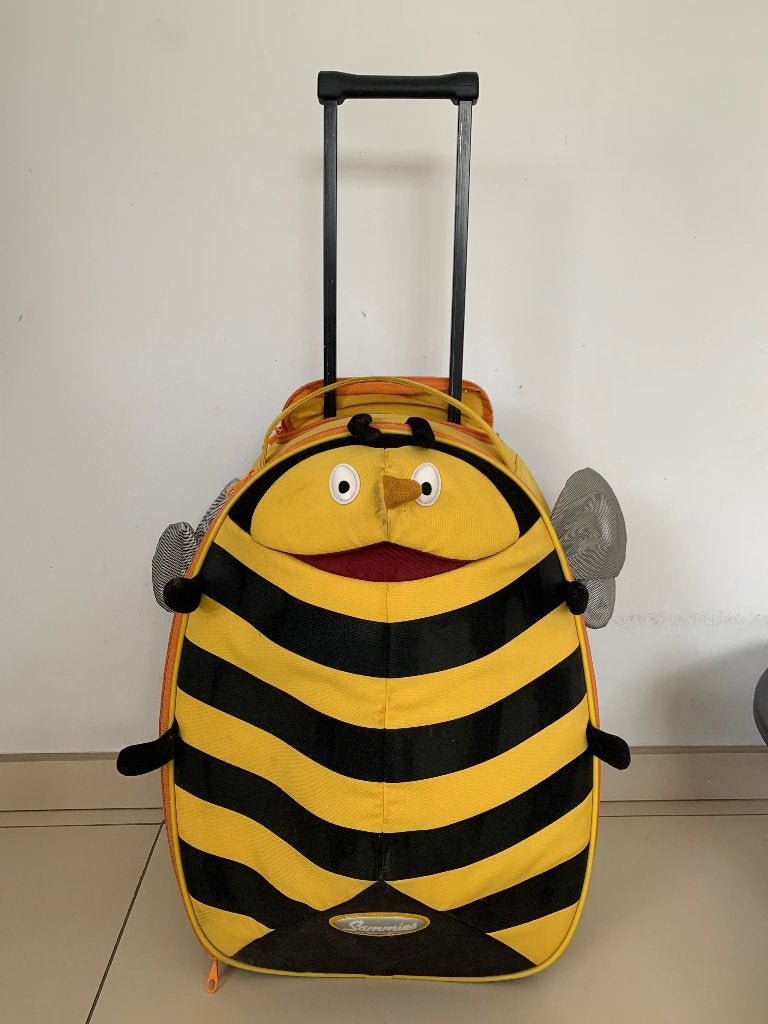Trolley, Handtassen en Accessoires, Koffers, Ophalen, Gebruikt, Uitschuifbare handgreep