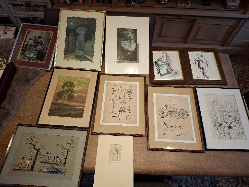10 kaders in lot te koop, Ophalen