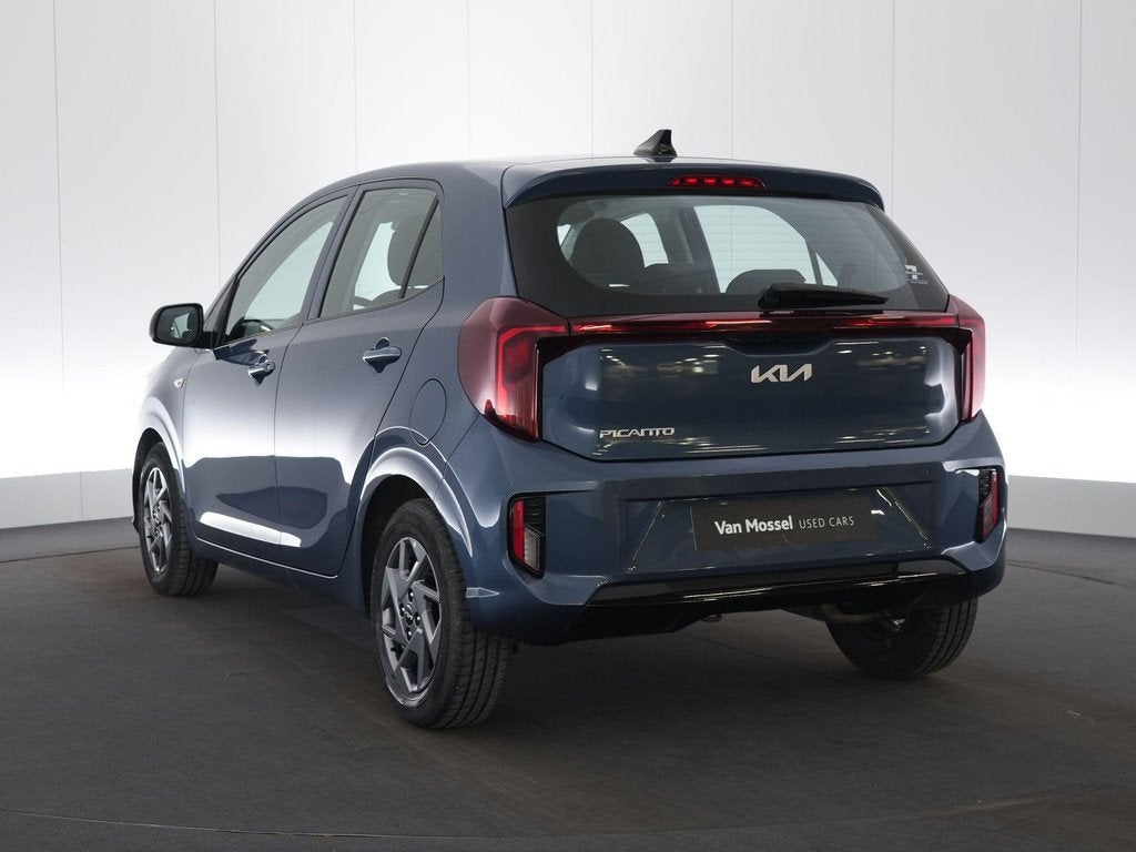 Kia Picanto 1.0 GDI ISG 63 AMT Pulse, Auto's, Kia, Stof, Gebruikt, Zwart, 46 kW