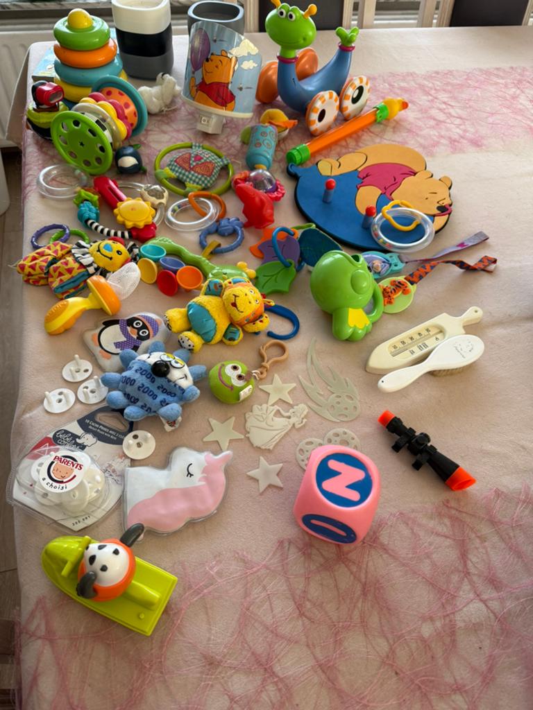 Lot babyspeelgoed - babyartikelen, Kinderen en Baby's, Ophalen of Verzenden, Zo goed als nieuw, Overige typen, Met geluid