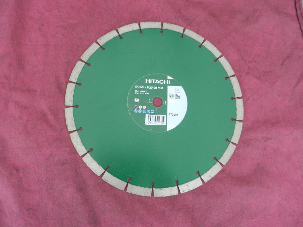 Hitachi 350xH20,00 MM Diamantslijpschijf, Doe-het-zelf en Bouw, Ophalen, Nieuw