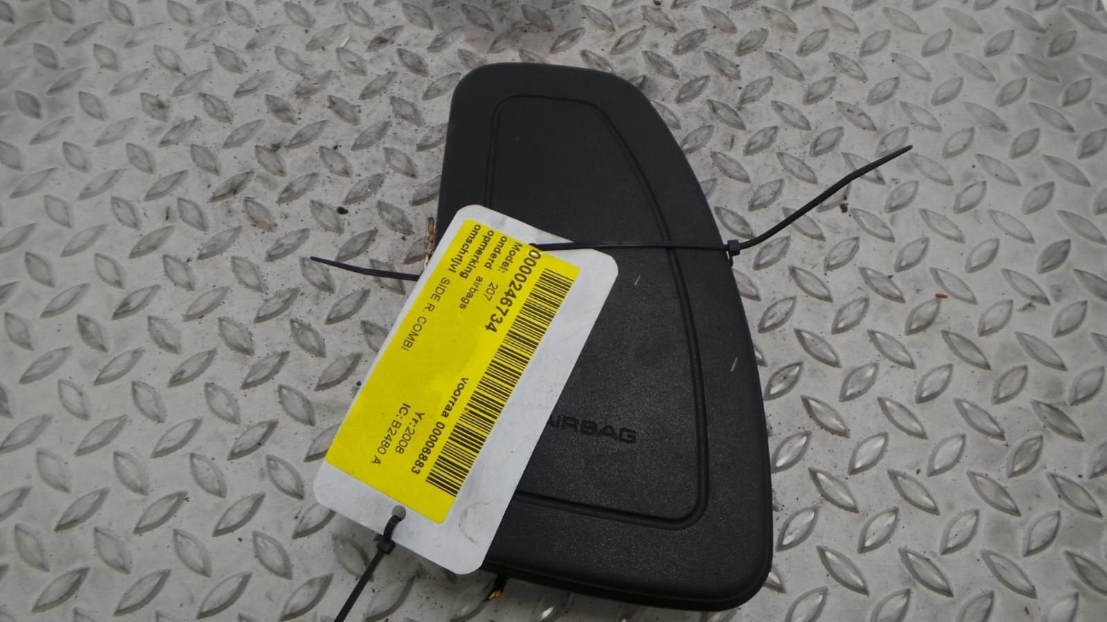 PEUGEOT 207 AIRBAG RECHTS 96546688ZD 2008, Ophalen of Verzenden, Gebruikt, ARN erkend