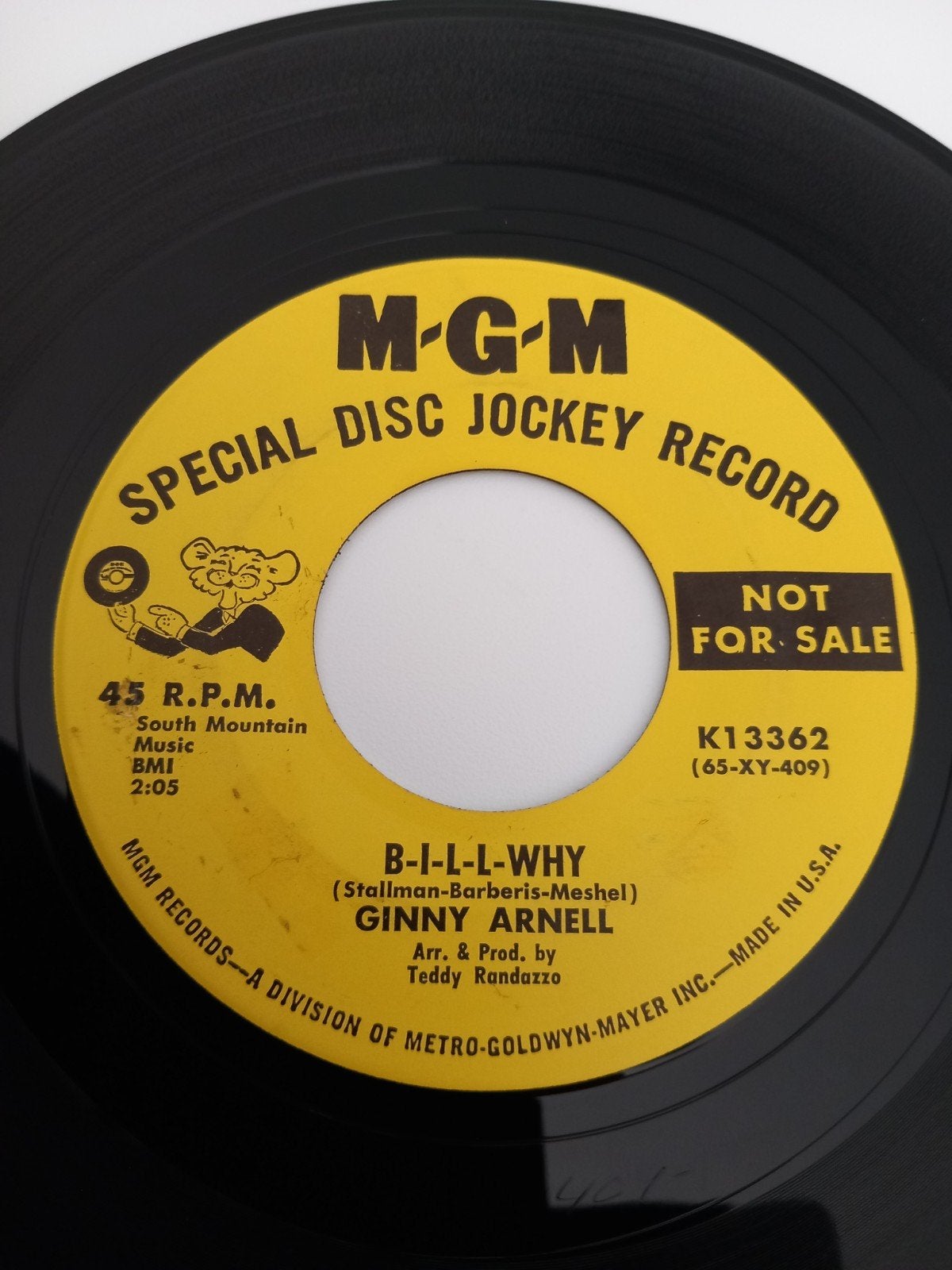 GINNY ARNELL. OLDIES 60S USA 45T