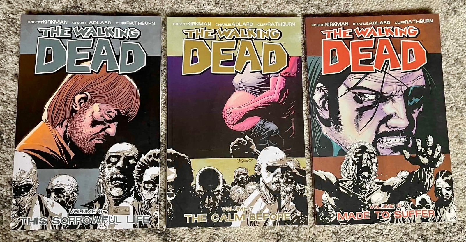 The Walking Dead TPB Volume 6, 7, 8 - Engels - Nieuwstaat, Livres, BD | Comics, Plusieurs comics, Enlèvement ou Envoi, Amérique