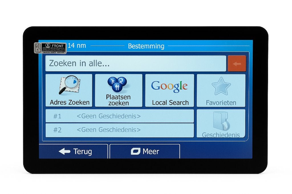 9 inch Caravan, Vrachtwagen, Auto Navigatiesysteem-16GB-USBC, Caravans en Kamperen, Info@drktech.be, Oosterwennel 35 Genk, Nieuw