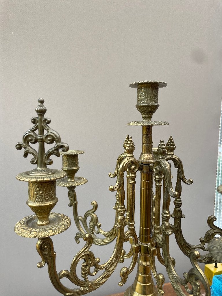 Kandelaar, Antiek en Kunst, Ophalen, Koper of Brons