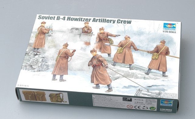 TROEFMODEL (FIG). SKU: 00427: B-4 Houwitser AC (7Fig), Ophalen of Verzenden, Gebruikt, Groter dan 1:35, Figuur of Figuren