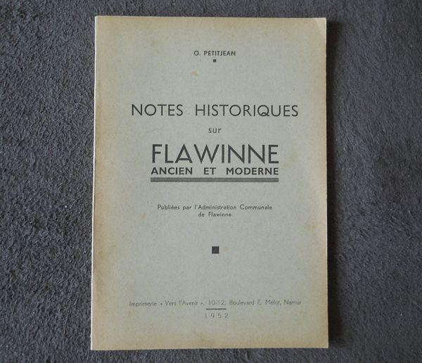 Notes historiques sur Flawinne ancien et moderne  -  Namur, Ophalen of Verzenden, Gelezen
