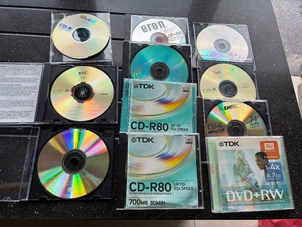 Cd-r, Cd's en Dvd's, Ophalen