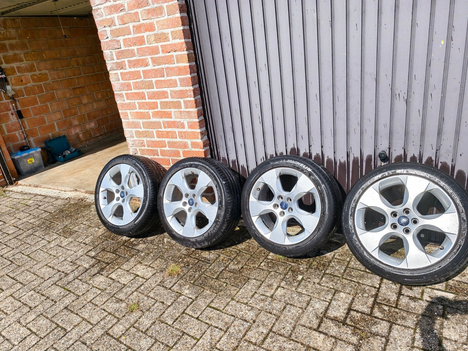 4 Velgen voor Ford r18, 8jx18h2, 5x108 zijn te koop, Pneus été, 18 pouces, Enlèvement, Jante(s)