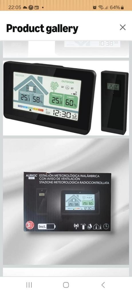 Weerstation in perfecte staat!, Audio, Tv en Foto, Weerstations en Barometers, Weerstation, Ophalen of Verzenden