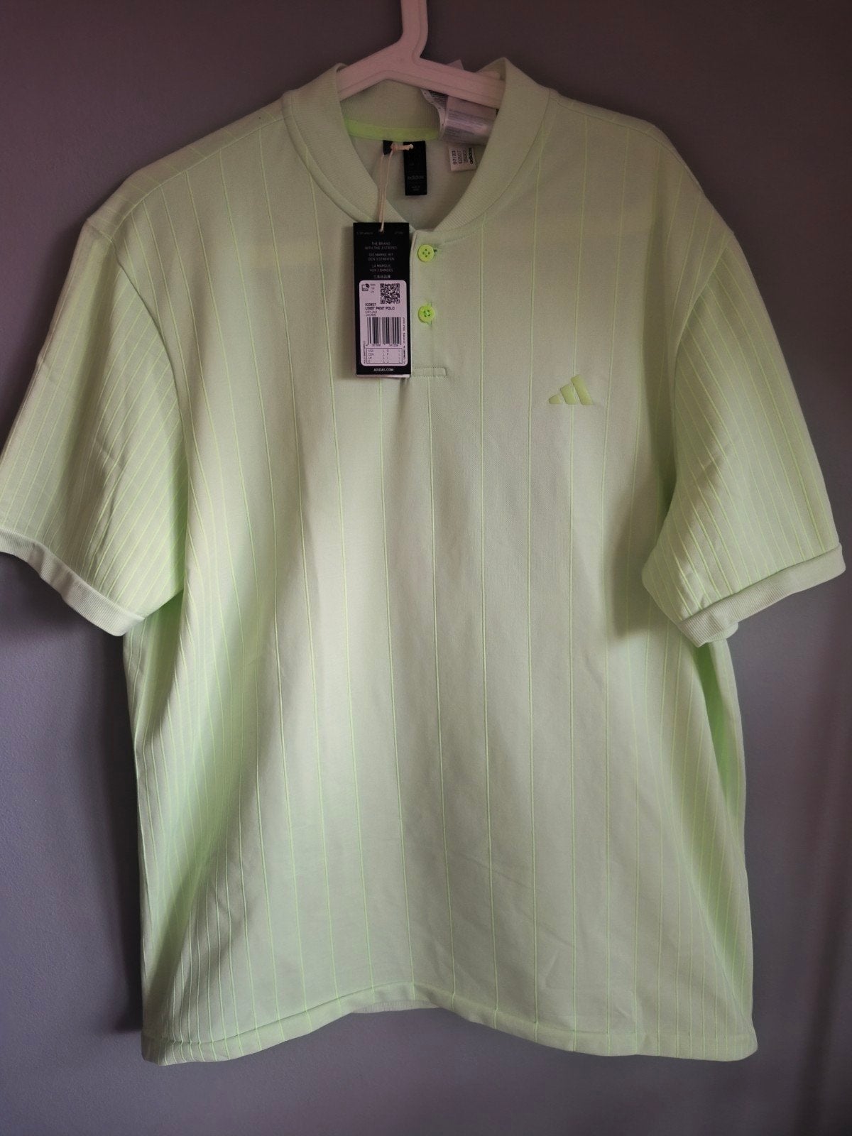 Polo Adidas Golf vert clair / vert pastel – Taille L – Neuf, Vêtements | Femmes, Manches courtes, Enlèvement ou Envoi, Adidas
