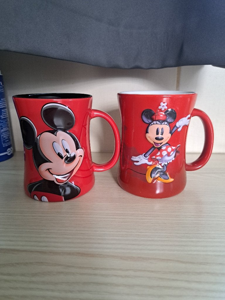 Lot 2 mugs Mickey et Minnie, Collections, Enlèvement ou Envoi, Neuf