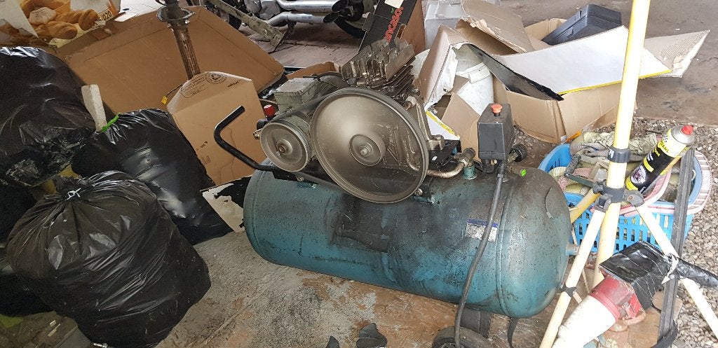 Compressor 100 L 380 V, Bricolage & Construction, Compresseurs, Enlèvement, Utilisé, 6 à 10 bars