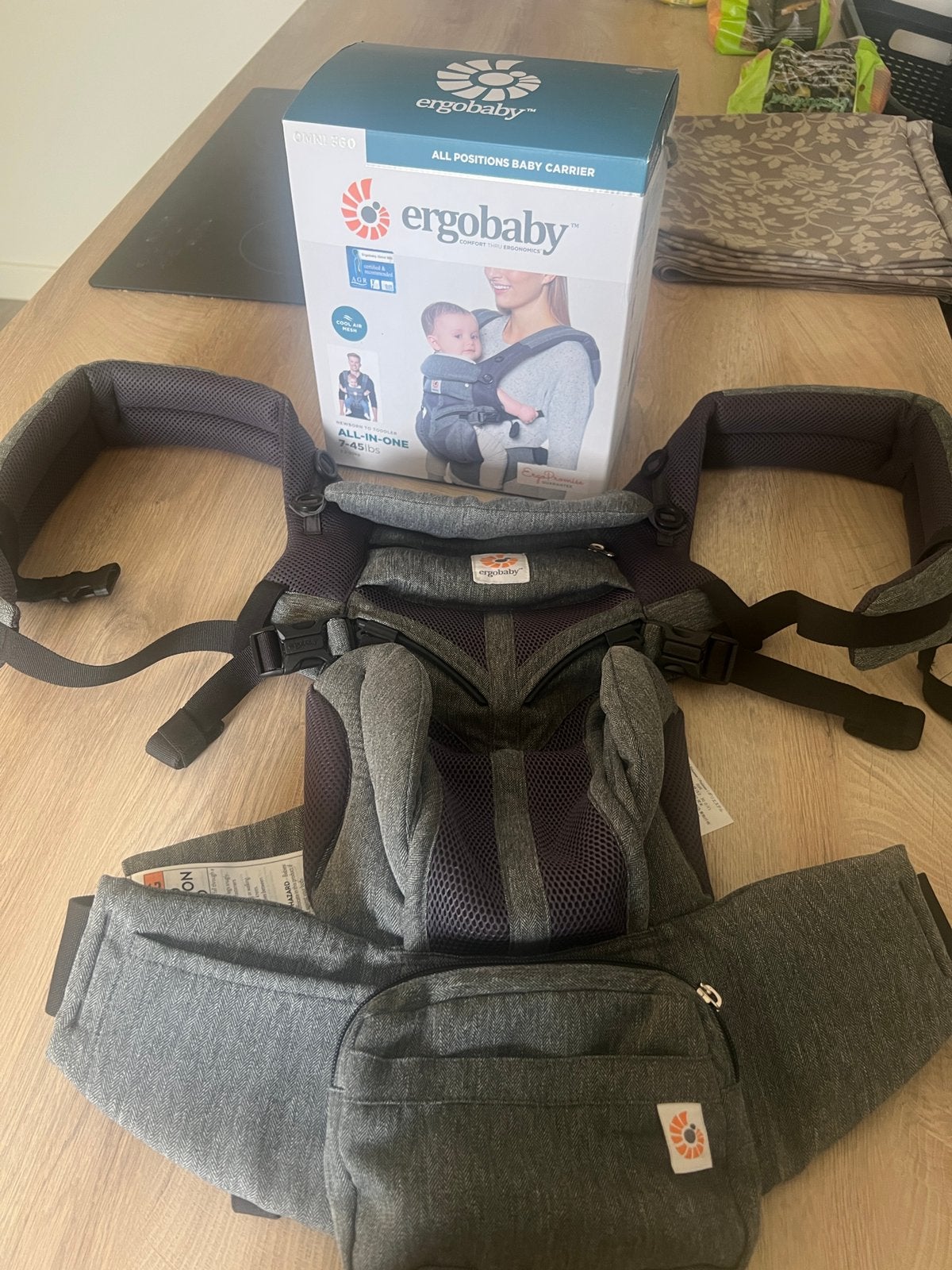 Ergobaby draagzak Omni 360, Enfants & Bébés, Enlèvement, Comme neuf, Porte-bébé