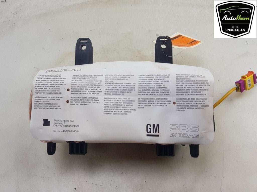 AIRBAG PASSAGER Opel Meriva (01-2010/03-2017) (|13250506|), Utilisé, Opel