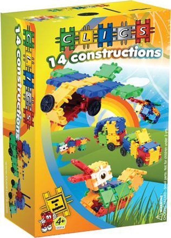 Clics Box 14 in 1 - Constructie blokken, Enfants & Bébés, Jouets | Blocs de construction, Enlèvement ou Envoi, Comme neuf, Autres marques