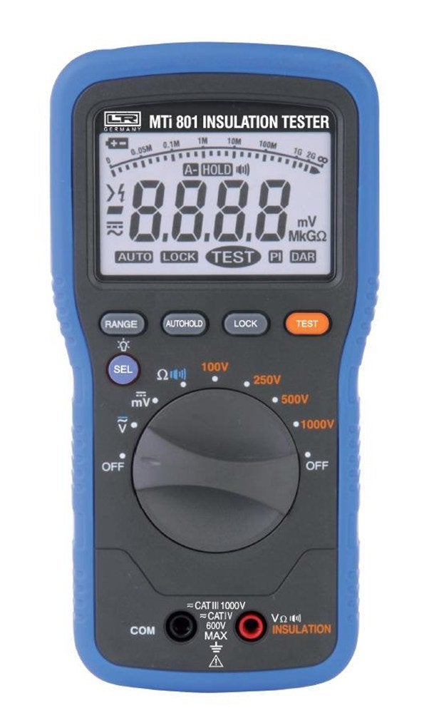 Isolatietester 40 MOhm–1.000 V – MTI801, Ophalen, Nieuw