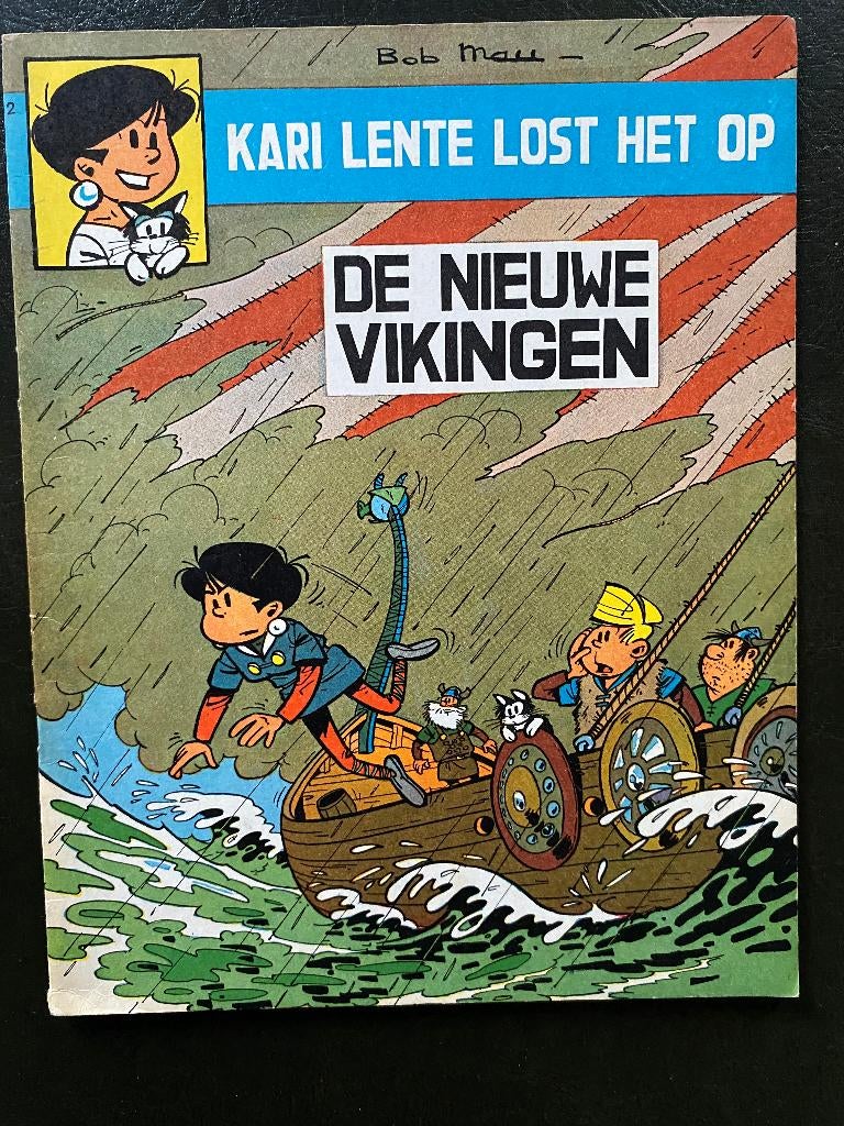 KARI LENTE - STANDAARD -  De nieuwe vikingen, Bob Mau, Eén stripboek, Ophalen of Verzenden, Zo goed als nieuw