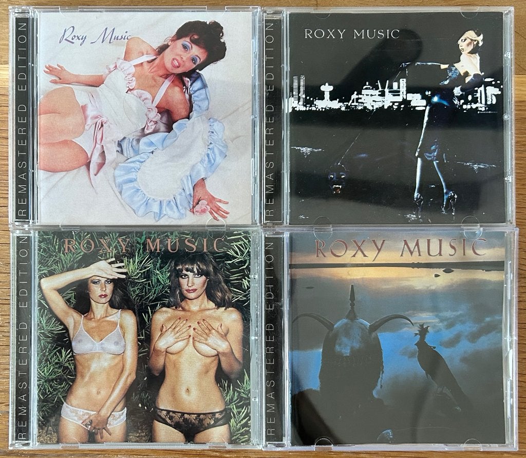 ROXY MUSIC - Verzameling van 4 remastered albums ( 4 HDCDs ), Cd's en Dvd's, Met bonustracks, Ophalen of Verzenden, Zo goed als nieuw