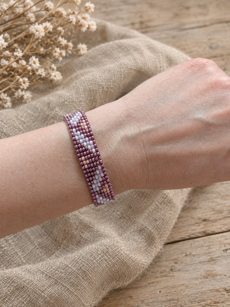 Miyuki armband Polsomtrek 17-19 cm, Ophalen of Verzenden, Nieuw, Met bedels of kralen