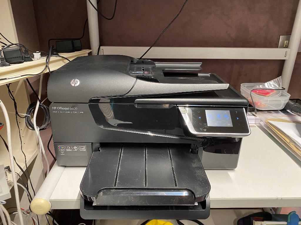 HP Officejet 6600 printer (fax, scan, copy, web), Informatique & Logiciels, Wi-Fi intégré, All-in-one, Comme neuf, Enlèvement