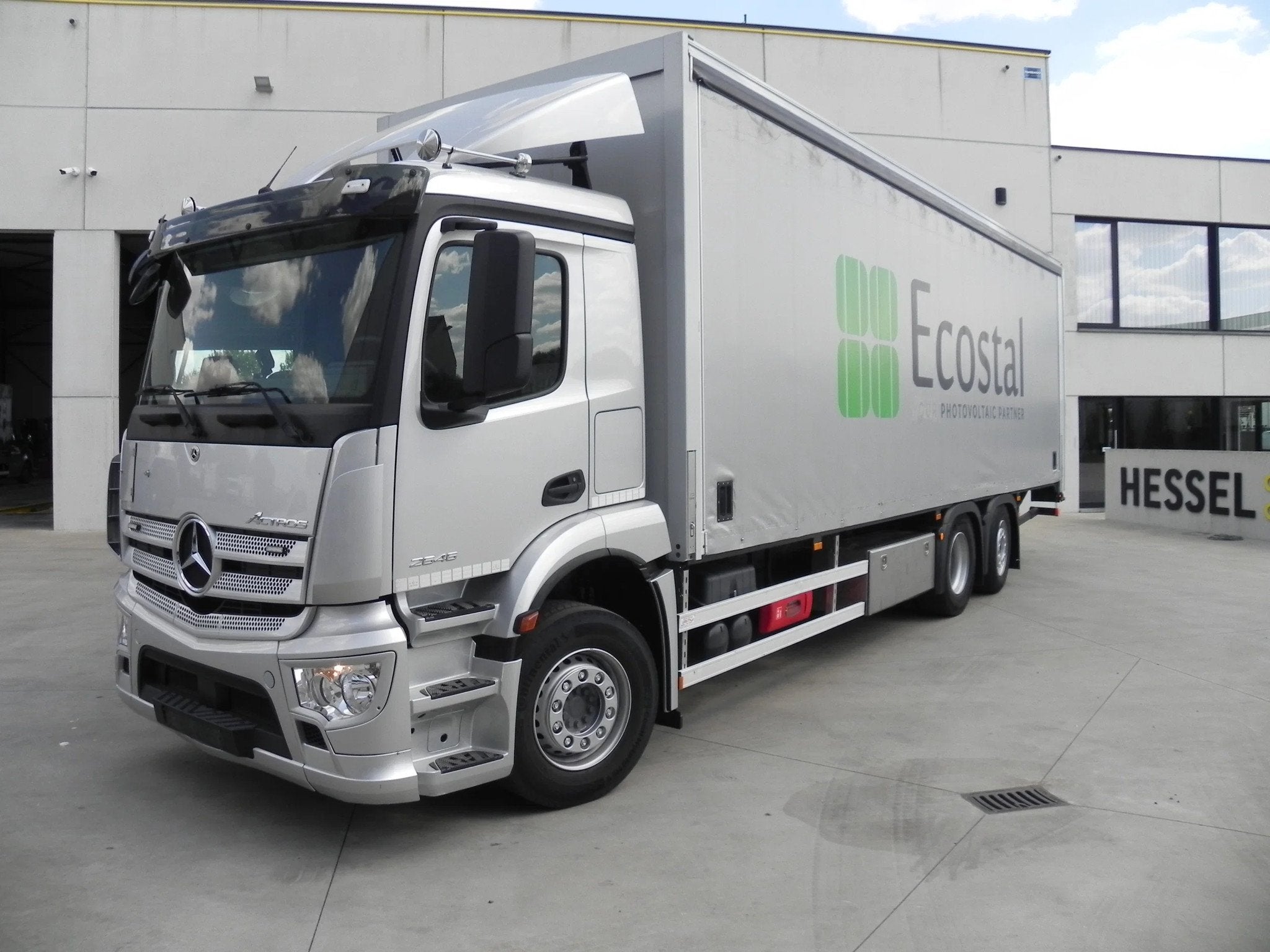Mercedes-Benz Actros 2546 schuifzeil met 3 ton laadklep en n, Auto's, Vrachtwagens, Automaat, 335 kW, 455 pk, Euro 6
