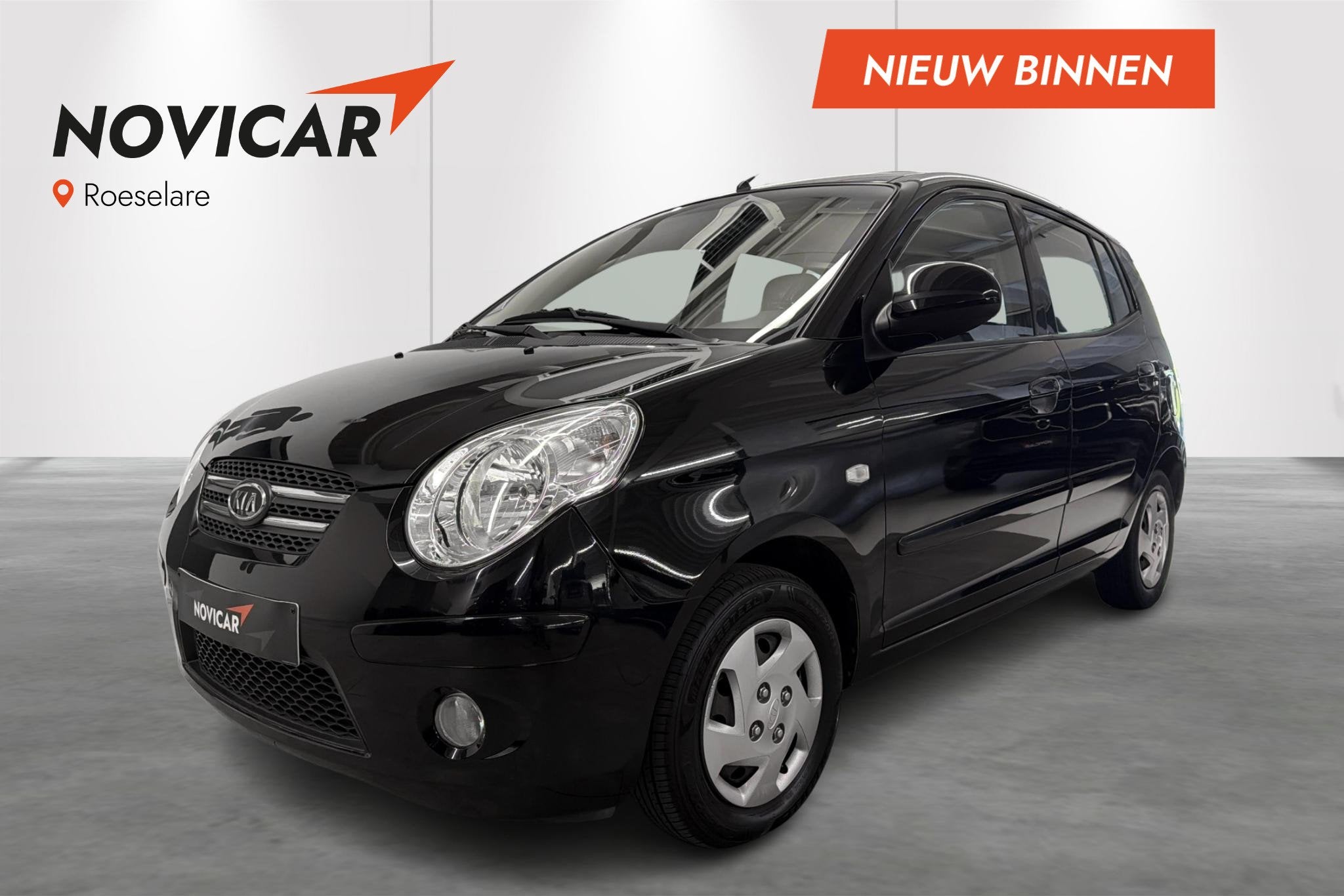 KIA Picanto 1.0 mp3 + panoramisch open dak, Auto's, 4 zetels, Stof, Gebruikt, 400 kg