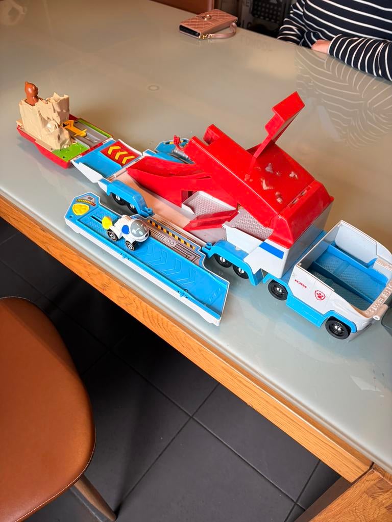 Paw patrol race bus, Ophalen, Gebruikt