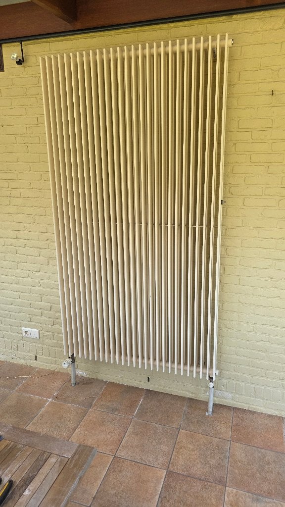 Design verticale radiator, Doe-het-zelf en Bouw, Verwarming en Radiatoren, Ophalen, Gebruikt, Radiator, 60 tot 150 cm