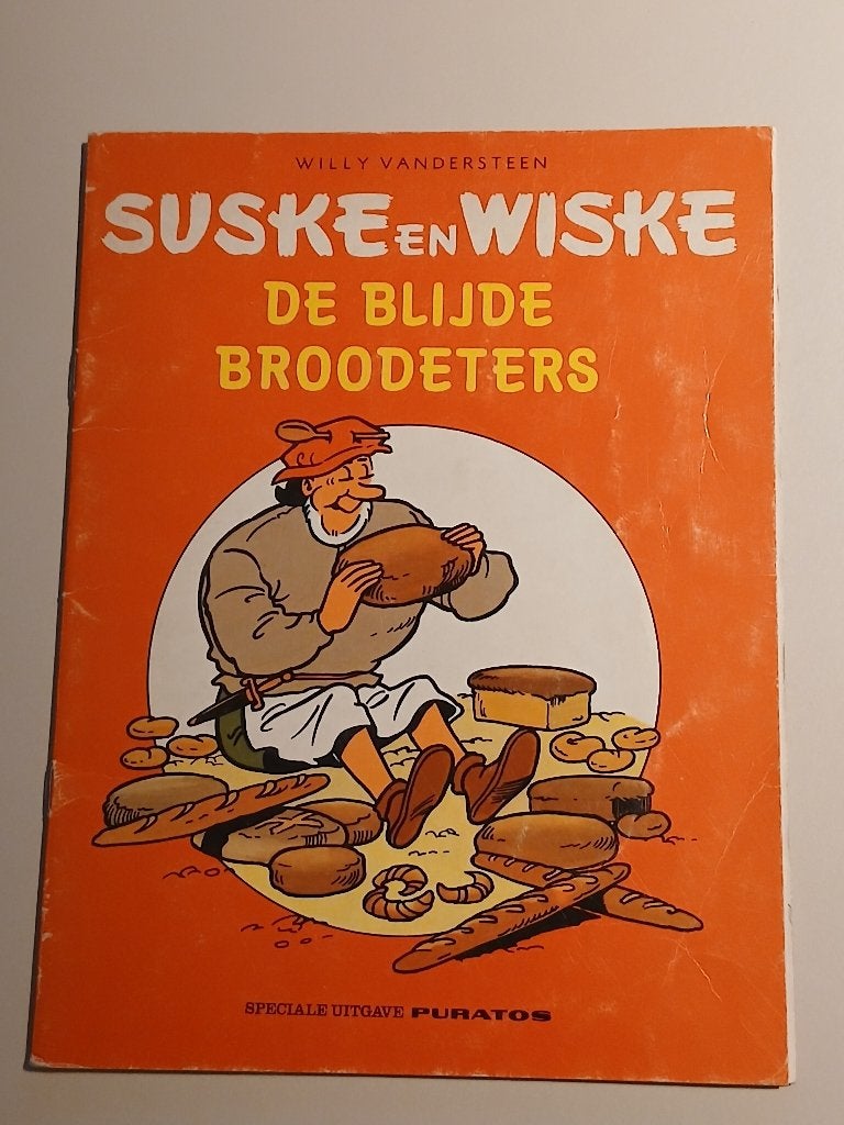Suske en Wiske album De blijde broodeters, Boeken, Gelezen, Willy Vandersteen, Eén stripboek, Ophalen of Verzenden