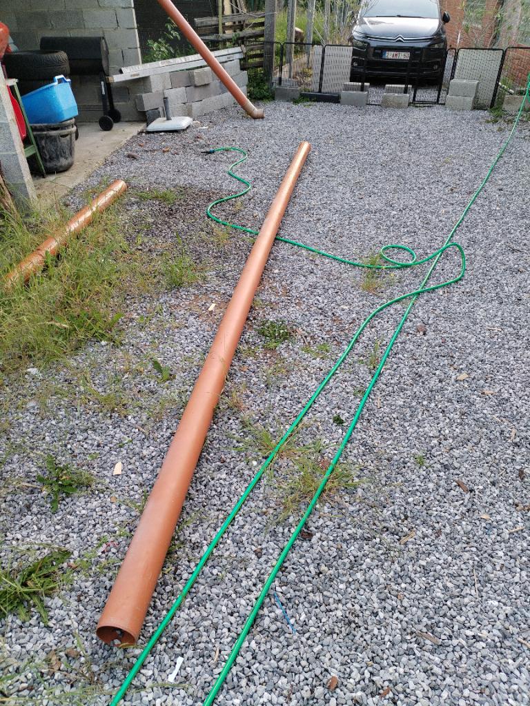 Tuyau pvc diam 110 x 5m, Bricolage & Construction, Neuf, 80 mm ou plus, PVC, 4 à 6 mètres