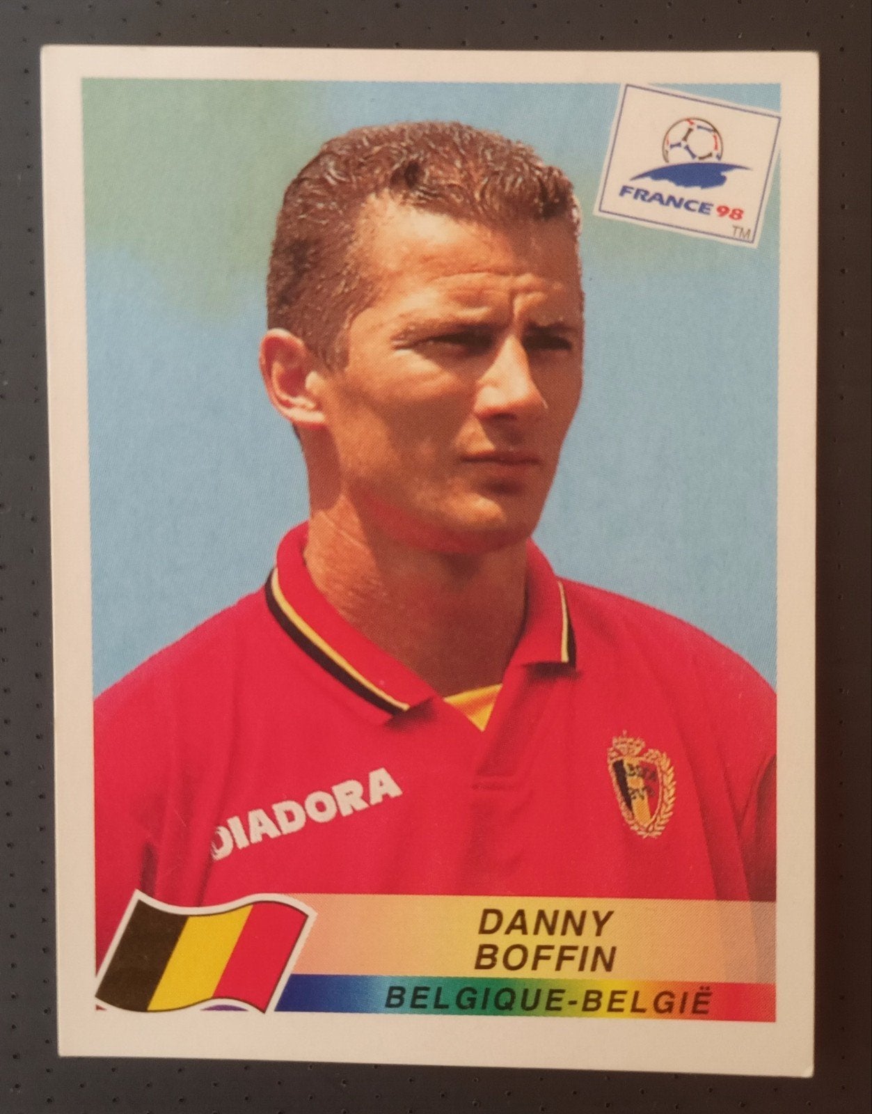 PANINI FRANCE 98 # 328 DANY BOFFIN, Ophalen of Verzenden
