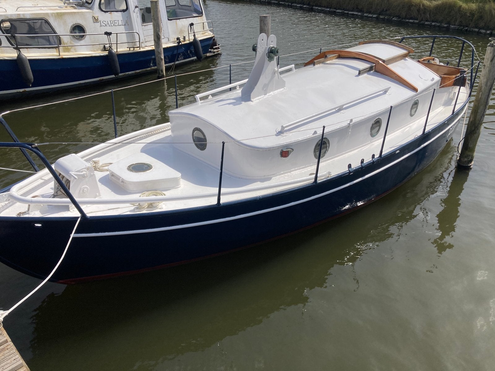 Spitsgatter (in gebruik als motorboot, incl zeiltoebehoren), Gebruikt, Binnenboordmotor, Diesel, 10 pk