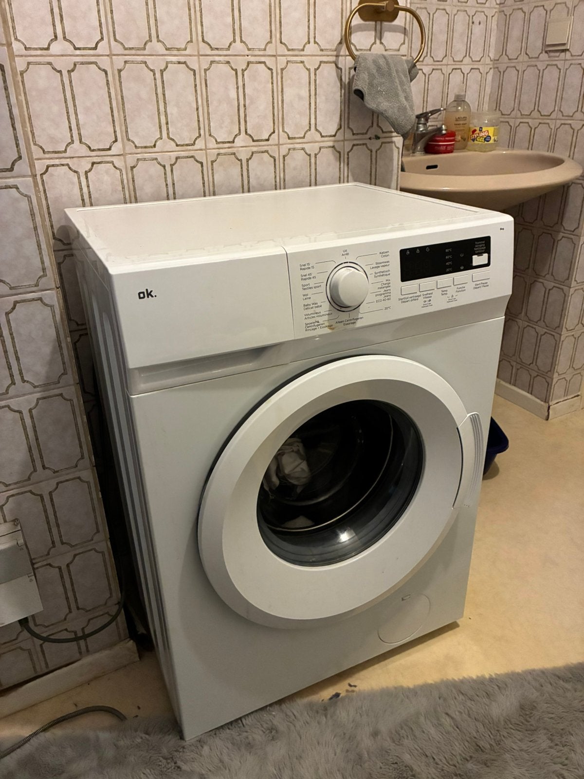 OK. Wasmachine – Werkt perfect – Nette staat, Electroménager, Lave-linge, Comme neuf, Enlèvement