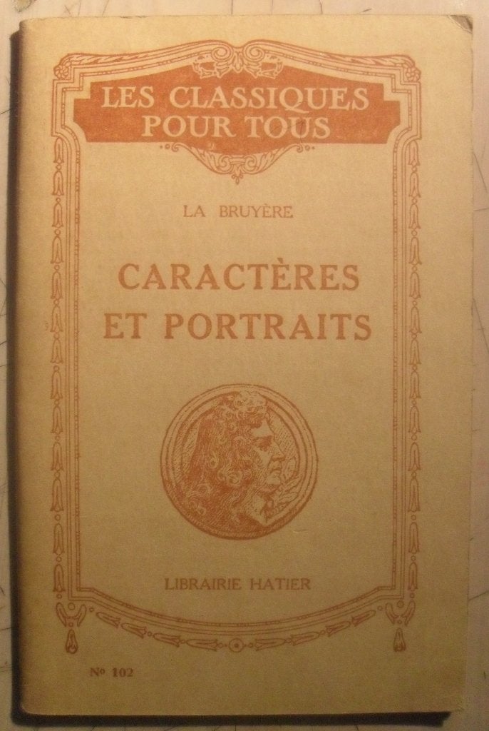 La Bruyère - Caractères et portraits, Ophalen of Verzenden