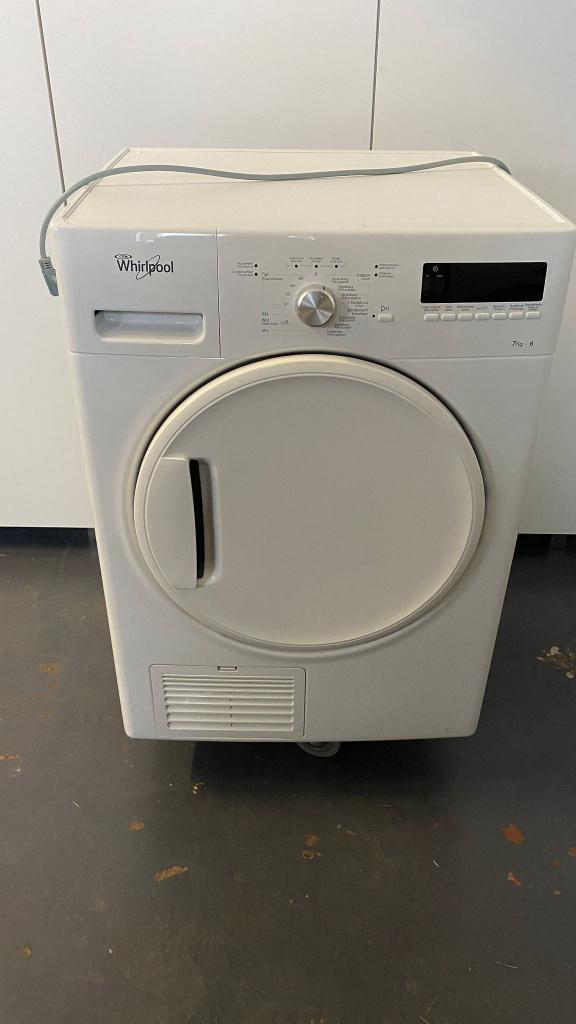 Whirlpool condensdroogkast 7kg — DDLX 70111, Electroménager, Sèche-linge, 6 à 8 kg, 85 à 90 cm, Programme laine, Chargeur frontal