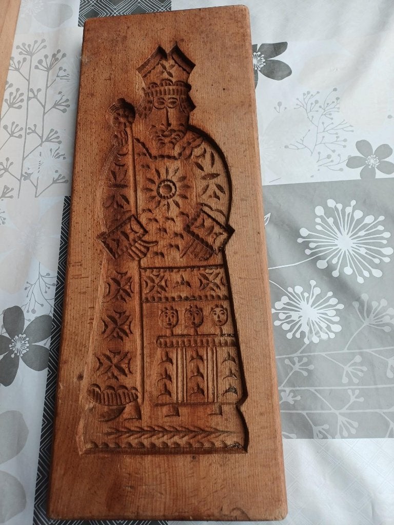 Mooie oude houten speculaas vorm!, Antiek en Kunst, Ophalen