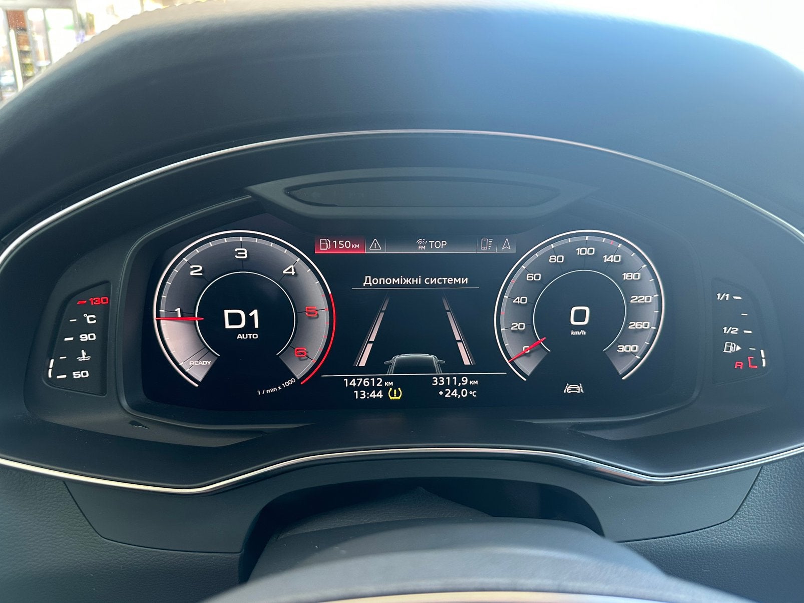 Audi a6, Auto's, Audi, Zwart, Leder, Parkeersensor, 5 deurs