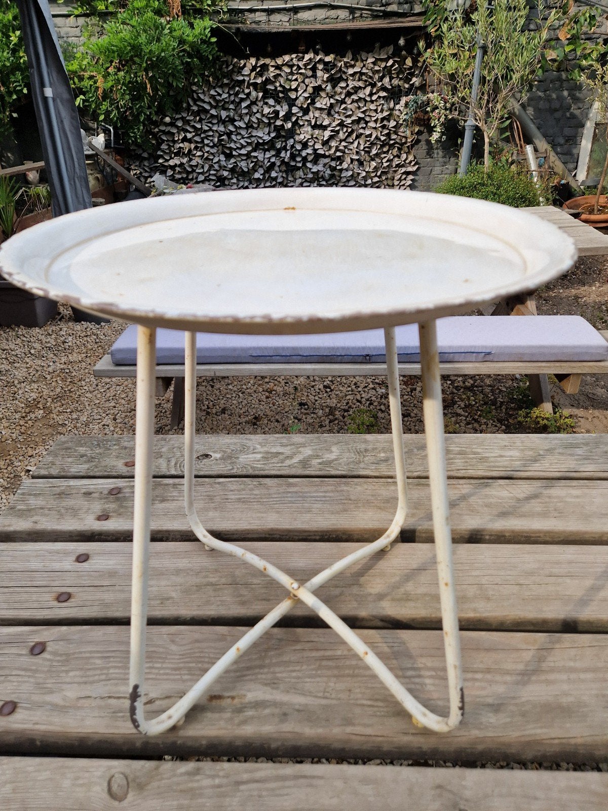 bijzettafeltje als decoratie, Ophalen, Gebruikt, Rond, Modern