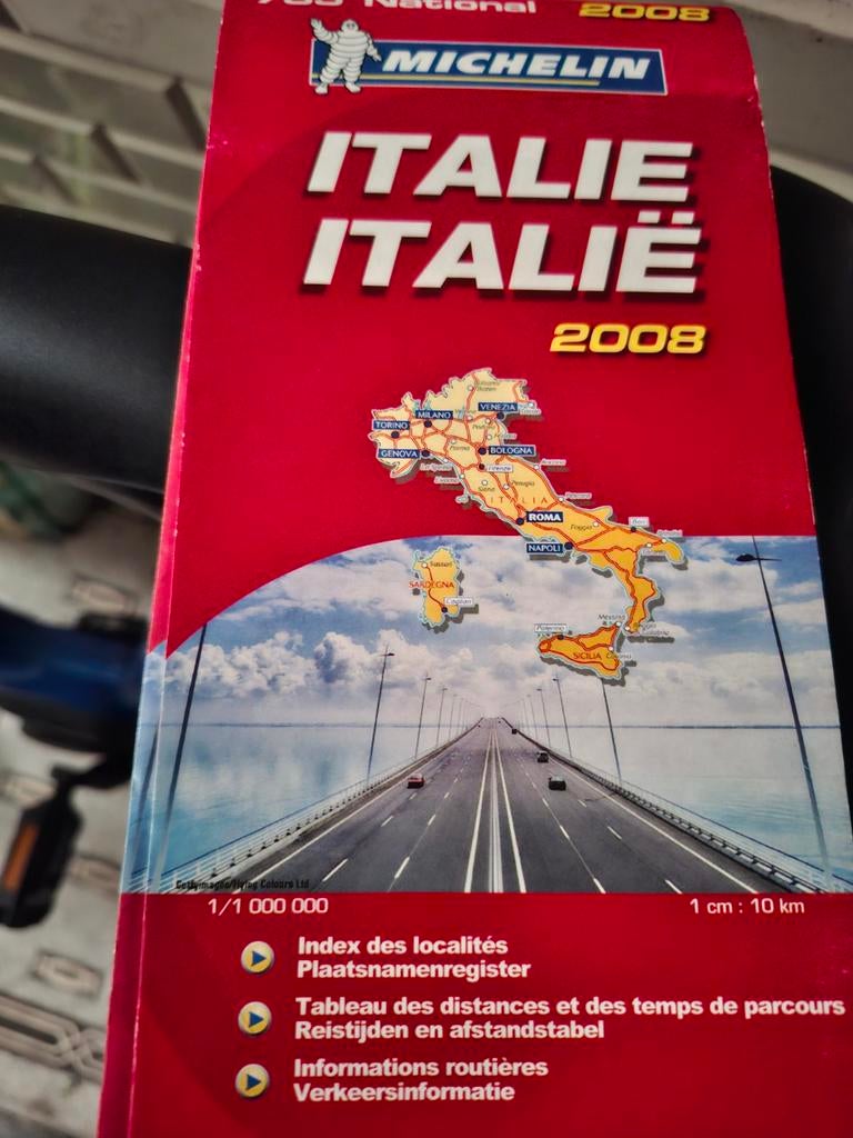 Michelin Italië 735 wegenkaart (2008), Boeken, Ophalen, Italië