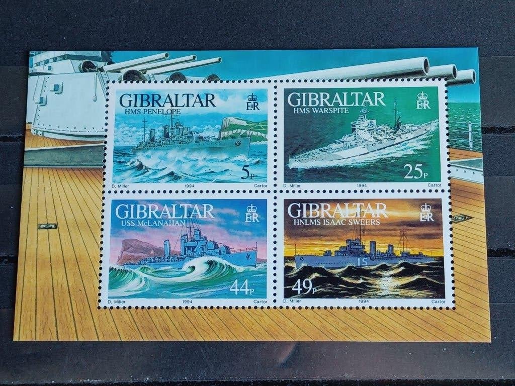 Postzegels Gibraltar, Postzegels en Munten, Ophalen of Verzenden, Overige landen, Postfris