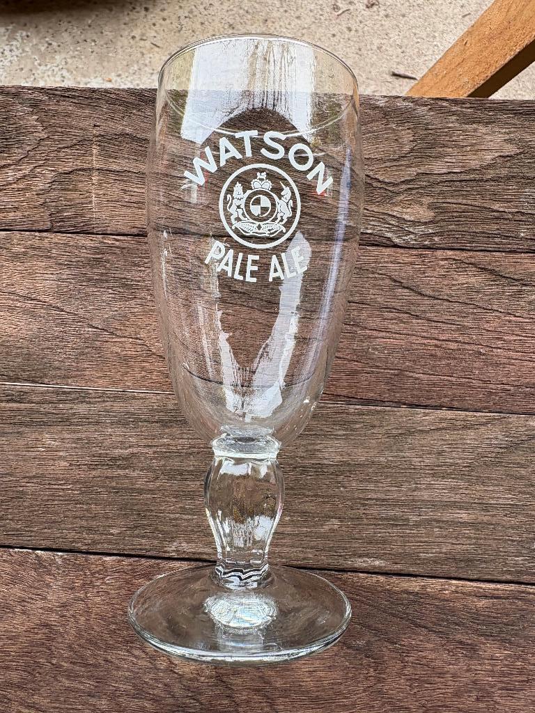 Watson Pale Ale, Verzamelen, Biermerken, Ophalen of Verzenden, Gebruikt, Glas of Glazen, Overige merken