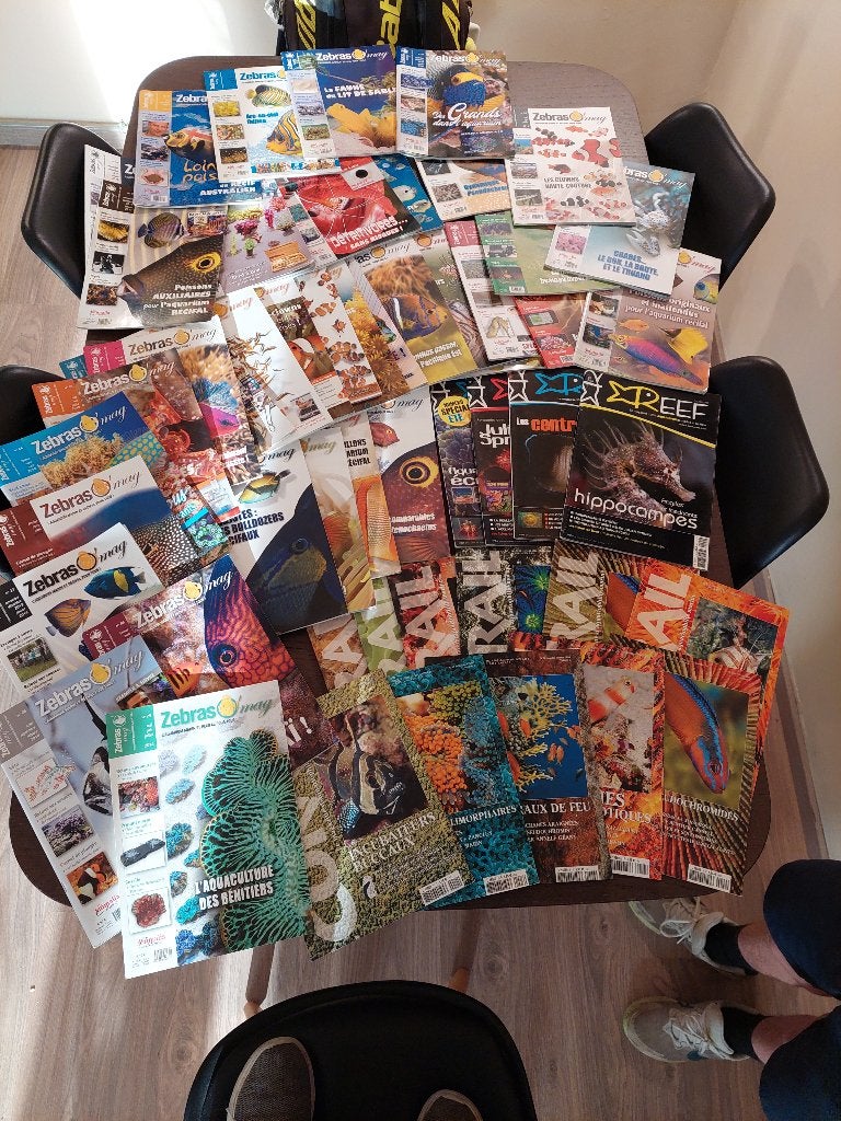 52 magazines sur l aquariophilie marine, Livres, Enlèvement ou Envoi, Comme neuf, Science et Nature