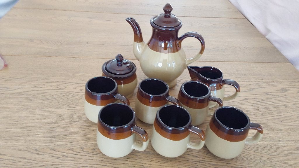 Retro koffie servies, Antiek en Kunst, Ophalen