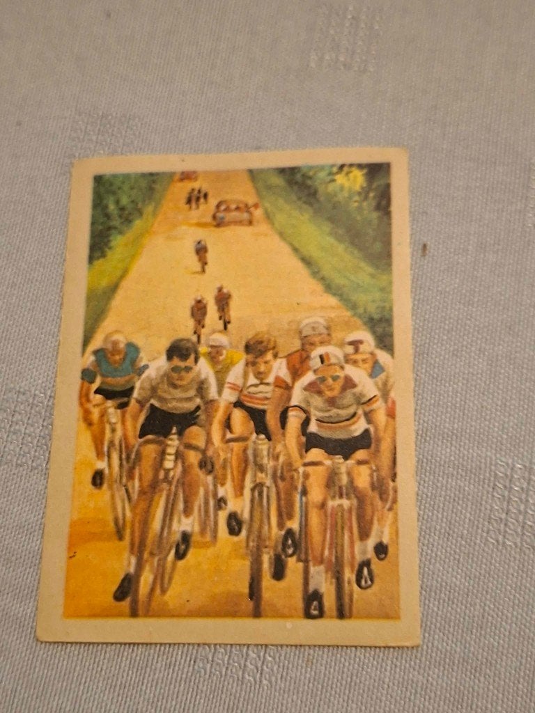 Prentje/Chromo :Beeld uit de moderne koers/Chocolade Jacques, Verzamelen, Gebruikt, Ophalen of Verzenden, 1940 tot 1960, Prent